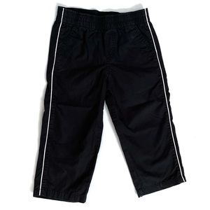 CIRCO Pants Cotton Blend Elastic Waist Black and White Girls Size 3T